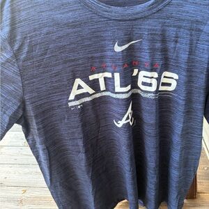 Nike Blue Graphic T-Shirt - Dri-Fit Unisex